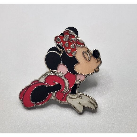 Disney Pin Trading Minnie Mouse Kissing Leaning In For A Kiss 2009 - Picture 1 of 3